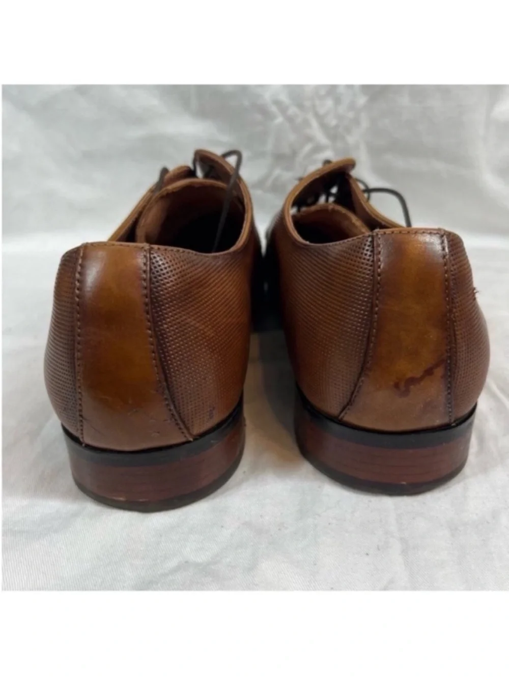 Florsheim Leather Jackson Cap toe Oxfords Cognac